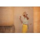 Sweat french Terry uni SYAS  Jaune Millefeuille
