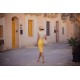 Sweat french Terry uni SYAS  Jaune Millefeuille