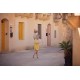 Sweat french Terry uni SYAS  Jaune Millefeuille