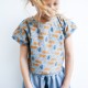 Sweat bio Panthere Green - About Blue Fabric - aniùaux chat ^graphique 