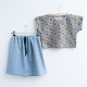 Sweat bio Panthere Green - About Blue Fabric - aniùaux chat ^graphique 