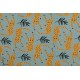 Sweat bio Panthere Green - About Blue Fabric - aniùaux chat ^graphique 