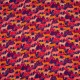 Viscose Léo Multi en rouge
