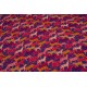 Viscose Léo Multi en rouge