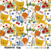 Popeline Bio  cheeta chat Lillestoff Bora