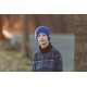 Sweat french terry  SYAS Sound Waves  - Bleu Océana - R