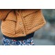Tricot Piqué Matelassé - Brun Nerprun - See You at SIX LARGEUR 175cm