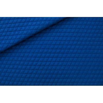Tricot Piqué Matelassé - Bleu Surf the Web - See You at SIX LARGEUR 175cm