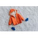 Tricot  Matelassé -Rouge flamme - See You at SIX LARGEUR 178cm