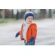 Tricot  Matelassé -Rouge flamme - See You at SIX LARGEUR 178cm