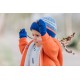 Tricot  Matelassé -Rouge flamme - See You at SIX LARGEUR 178cm