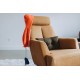 Tricot  Matelassé -Rouge flamme - See You at SIX LARGEUR 178cm