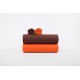 Tricot  Matelassé -Rouge flamme - See You at SIX LARGEUR 178cm