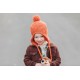 Tricot  Matelassé -Marron Rhum Raisin - See You at SIX LARGEUR 178cm
