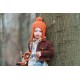 Tricot  Matelassé -Marron Rhum Raisin - See You at SIX LARGEUR 178cm