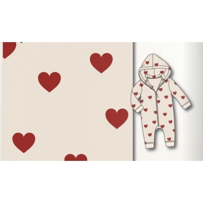 Polaire Doudou Coeur