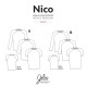 Patron jalie NICO - T-shirts raglan pour garçons et hommes