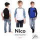 Patron jalie NICO - T-shirts raglan pour garçons et hommes
