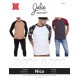 Patron jalie NICO - T-shirts raglan pour garçons et hommes