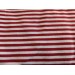 BORD COTE bio rayé rouge/blanc Lillestoff - grande laize