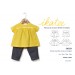 Patron duo Blouse&robe OSLO 6m -4a bébé enfant  fille ikatee 